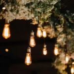 Edison bulbs γάμου
