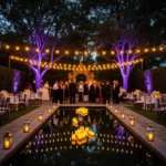 string lights δεξίωση