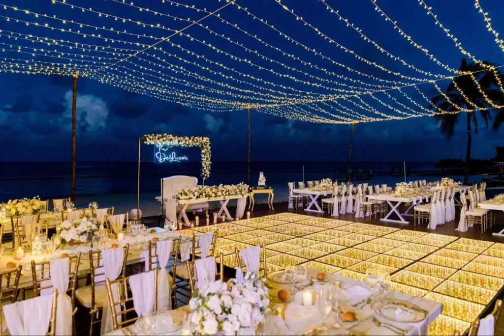Φωτιζόμενη πίστα LED dance floor για γάμο - Imperial Events